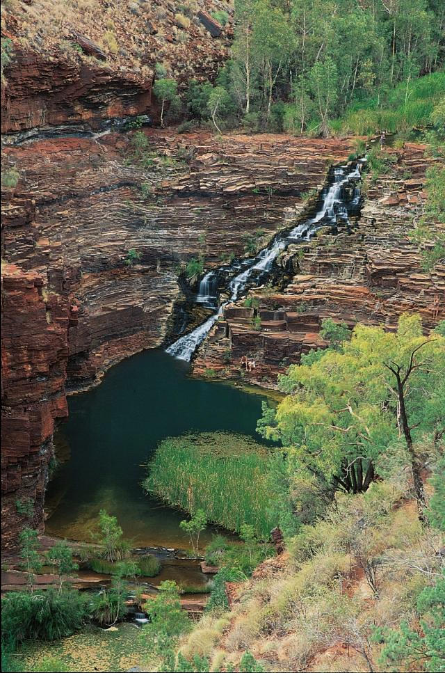 fortescue fall karijini national park western australia